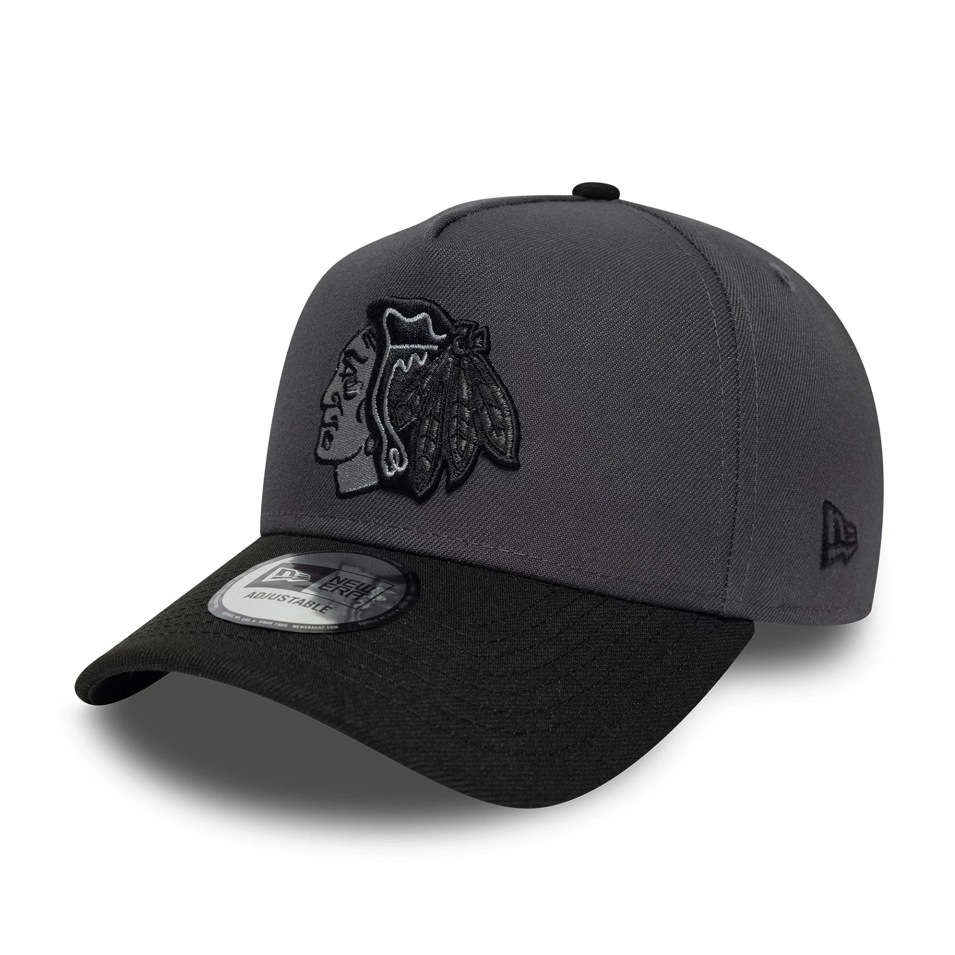 NHL Chicago Blackhawks Dark Grey 9FORTY A-Frame Cap | NEC EU