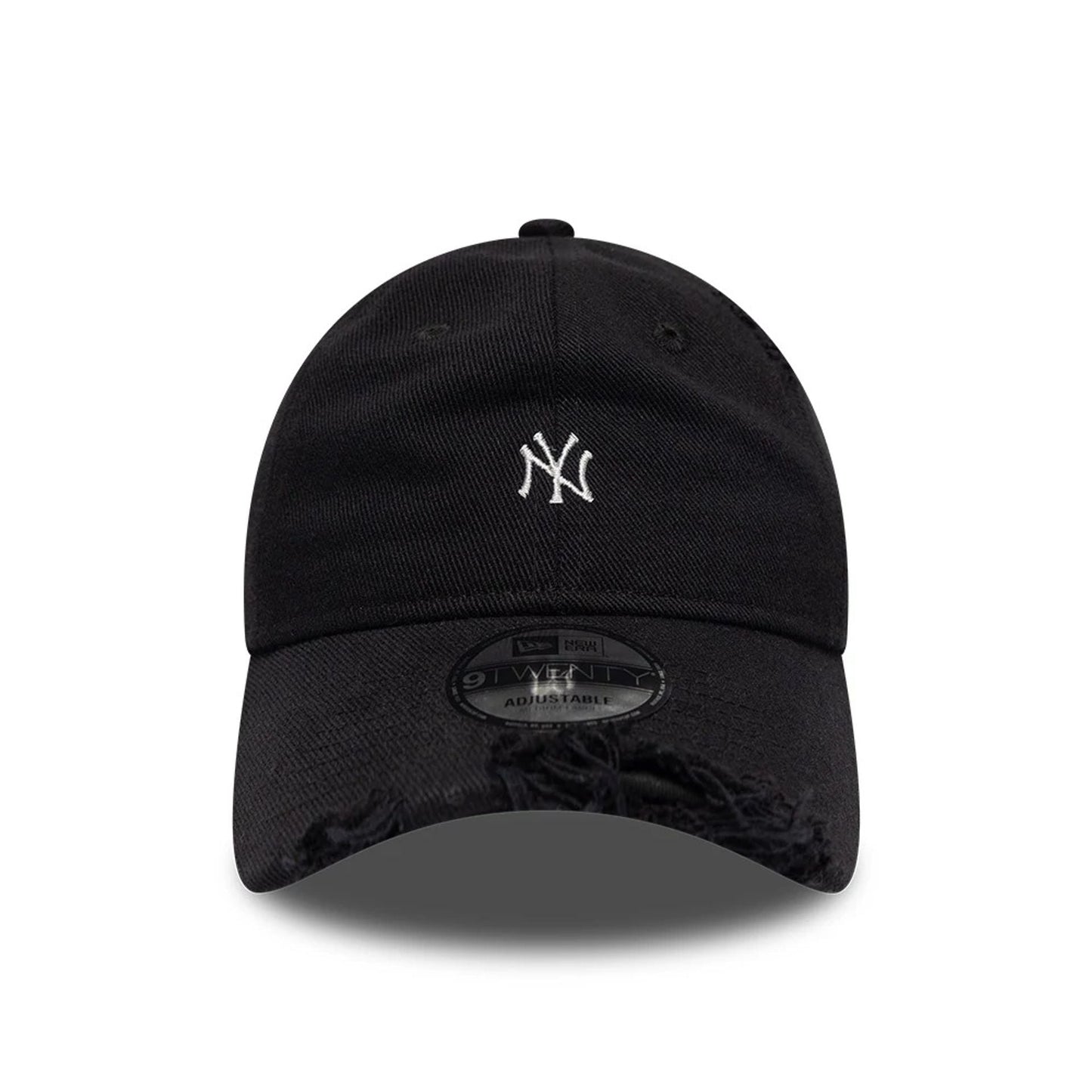 Pictured is this MLB Distressed New York Yankees 9TWENTY cap in black. 2