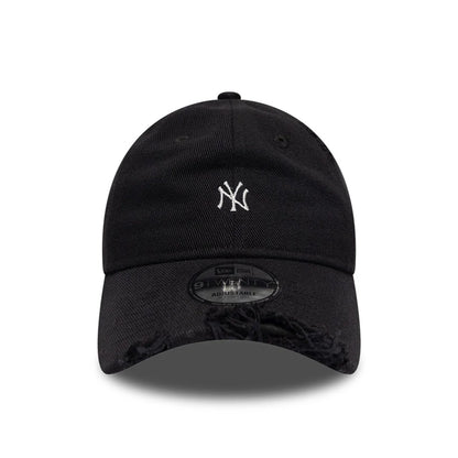 Pictured is this MLB Distressed New York Yankees 9TWENTY cap in black. 2