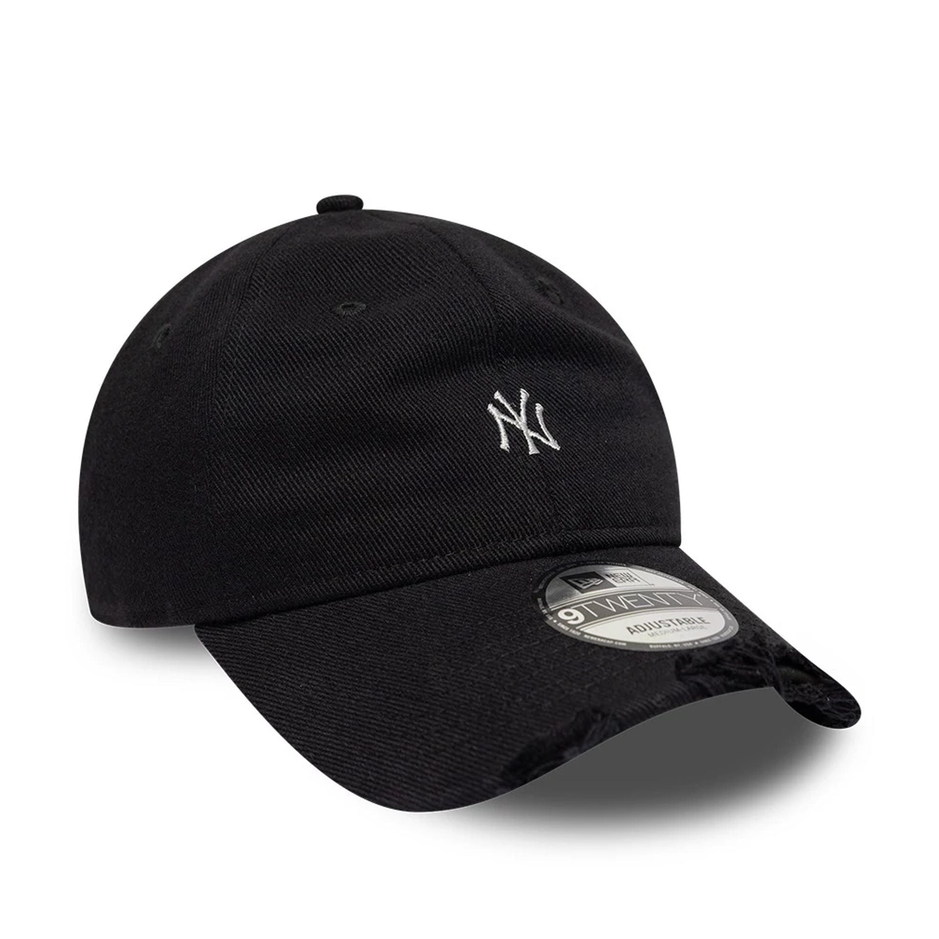 Pictured is this MLB Distressed New York Yankees 9TWENTY cap in black. 3