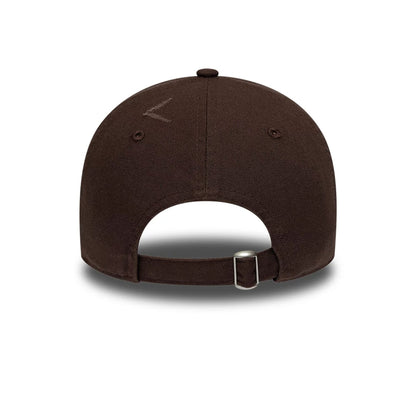 Pictured is this MLB Distressed LA Dodgers 9TWENTY cap in dark brown. 4