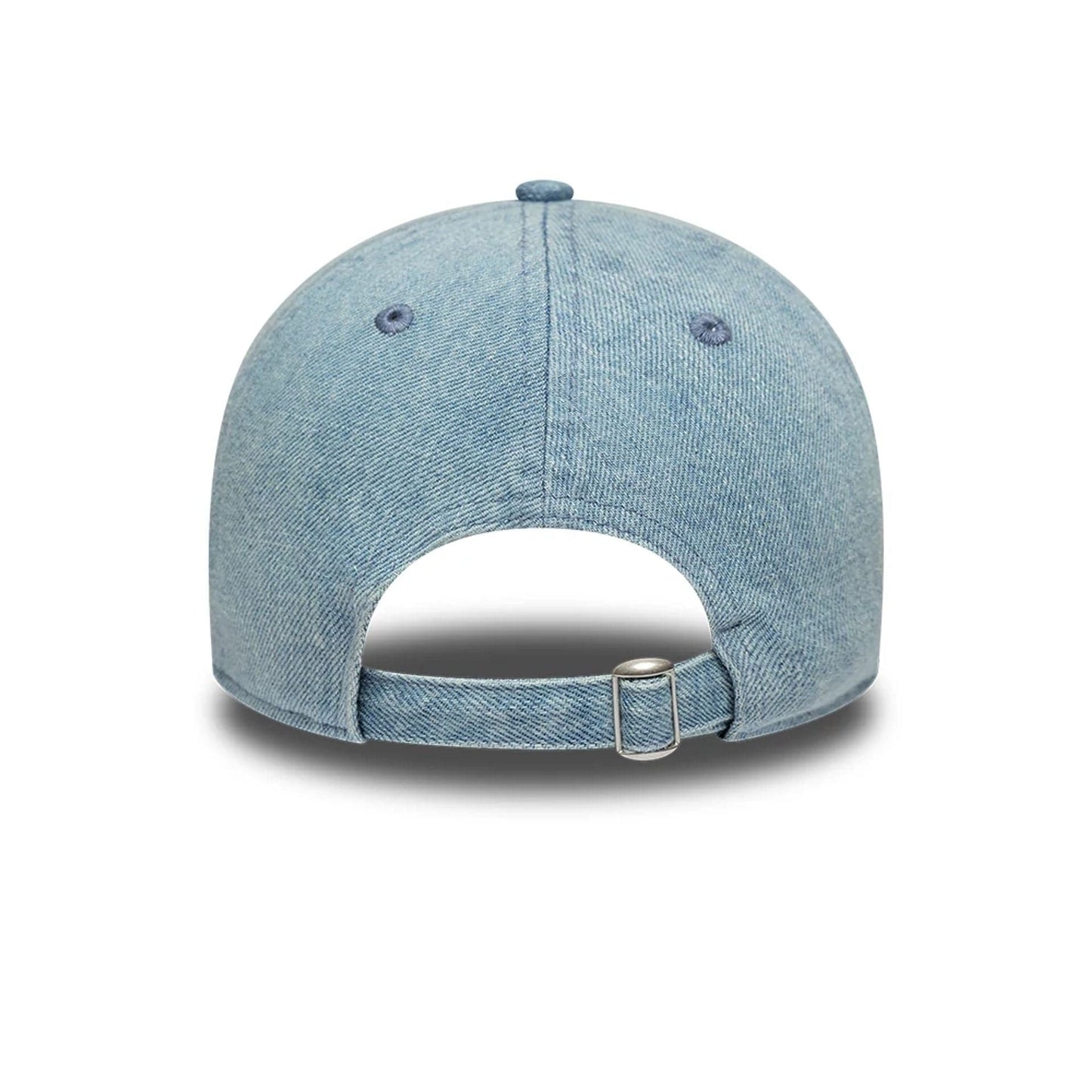 Pictured is this MLB Distressed Washed Denim LA Dodgers 9TWENTY cap in blue. 4