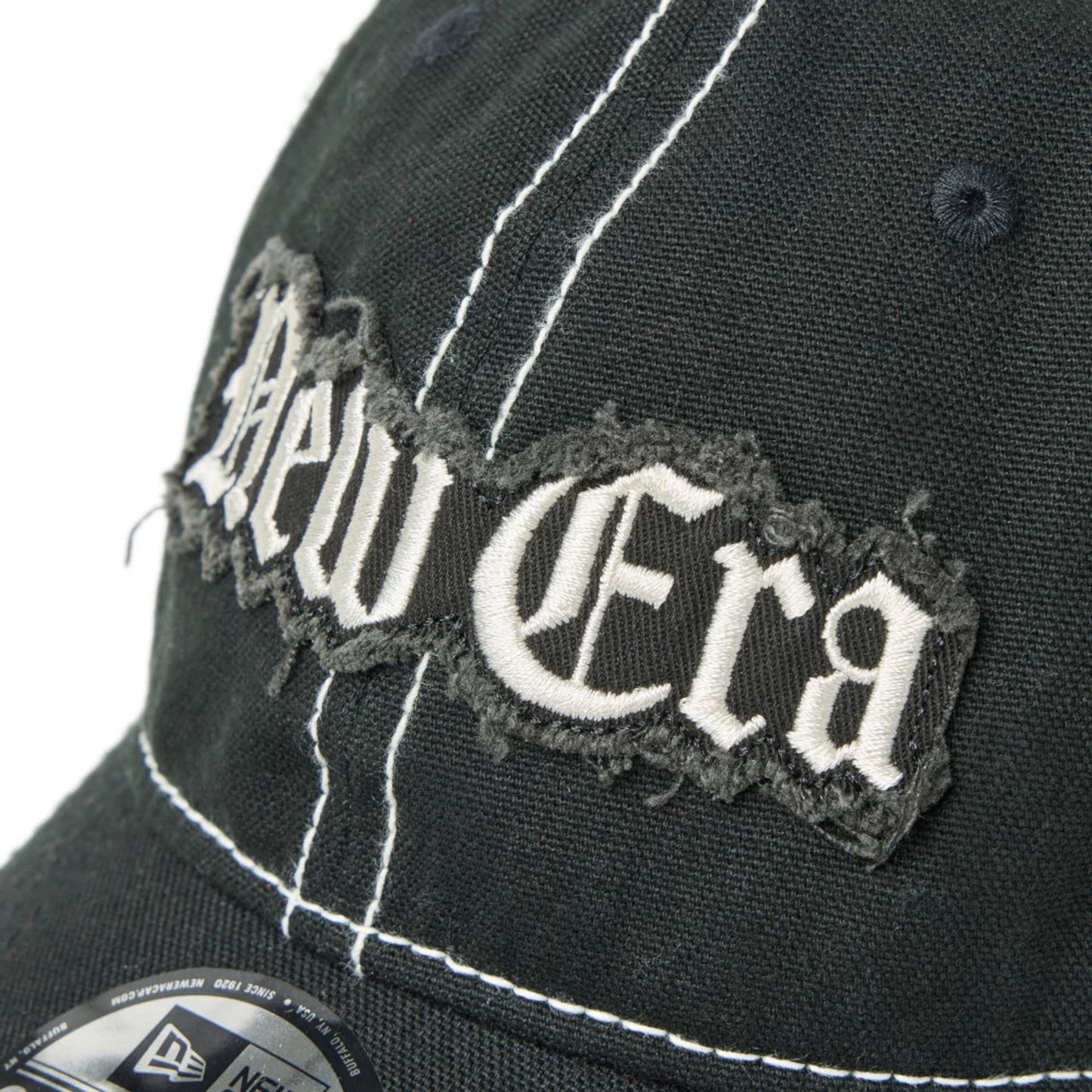 Pictured is this New Era Duck Patch 9TWENTY cap in black. 9