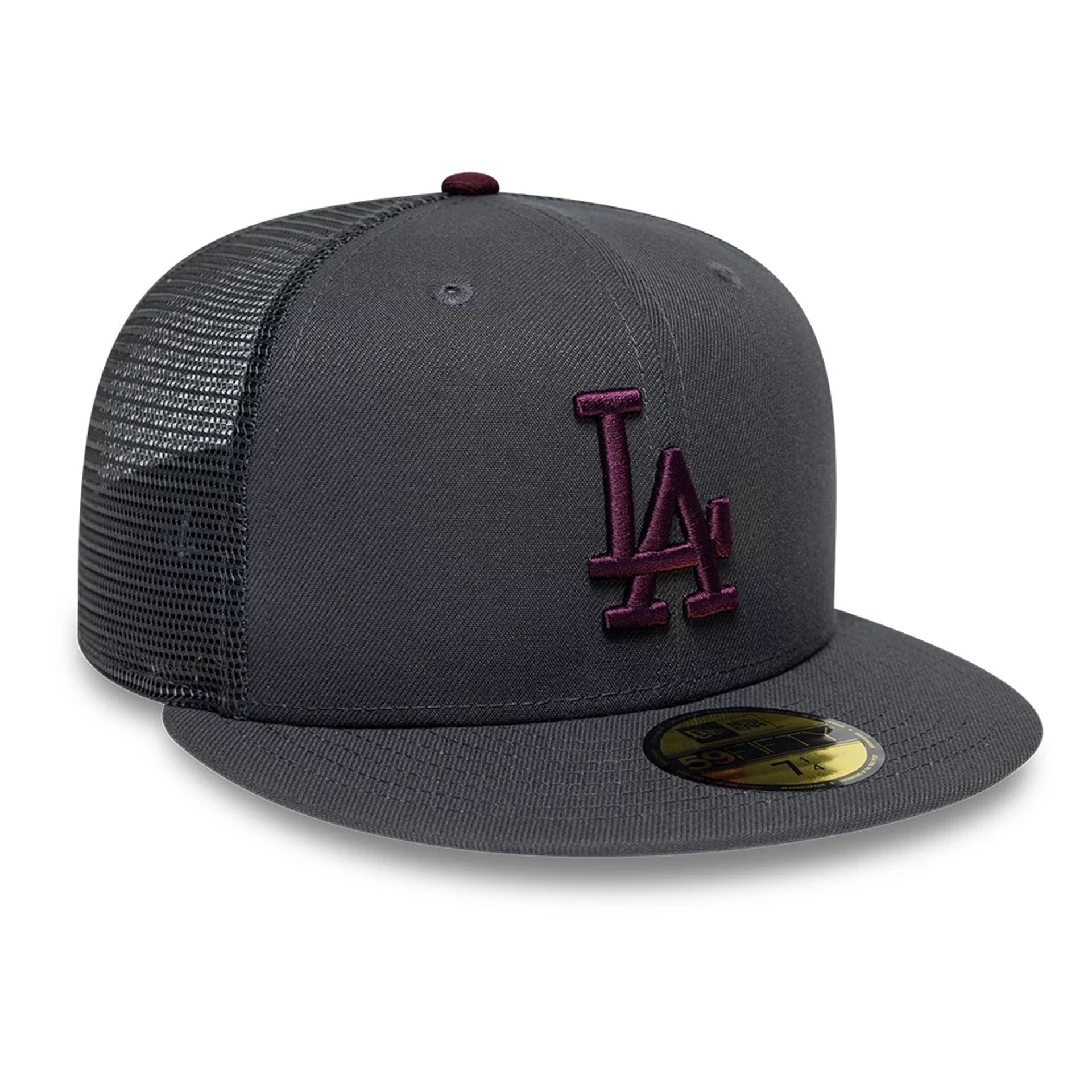 MLB Hydrangea LA Dodgers Dark Grey 59FIFTY Fitted Cap | NEC EU