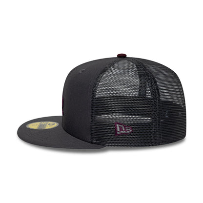 Pictured is this MLB Hydrangea LA Dodgers 59FIFTY Fitted cap in dark grey. 6