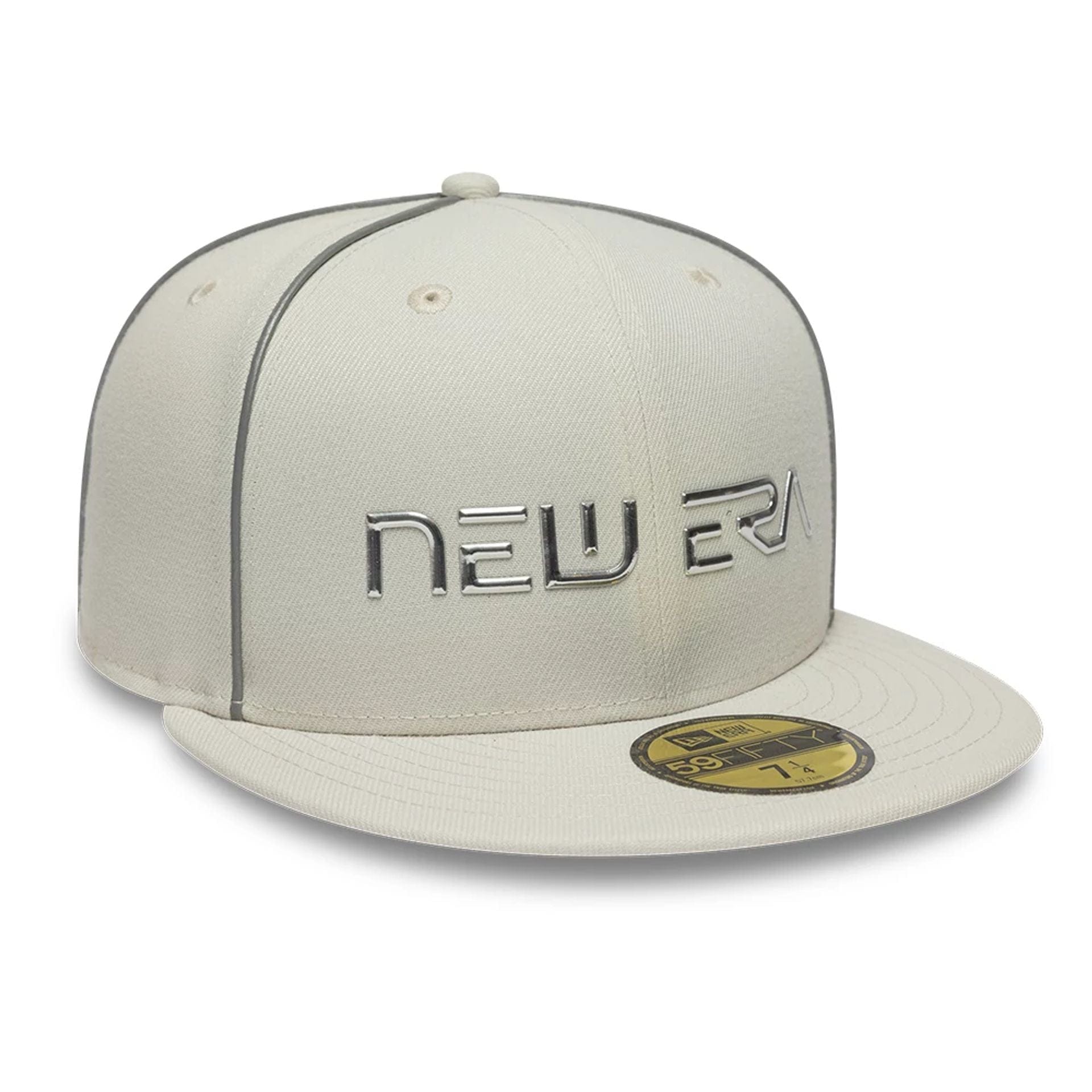 Pictured is this Hajime Sorayama X New Era 59FIFTY Fitted cap in Cream. 5