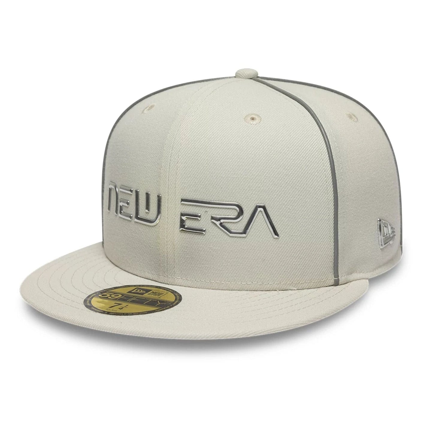 Pictured is this Hajime Sorayama X New Era 59FIFTY Fitted cap in Cream. 1