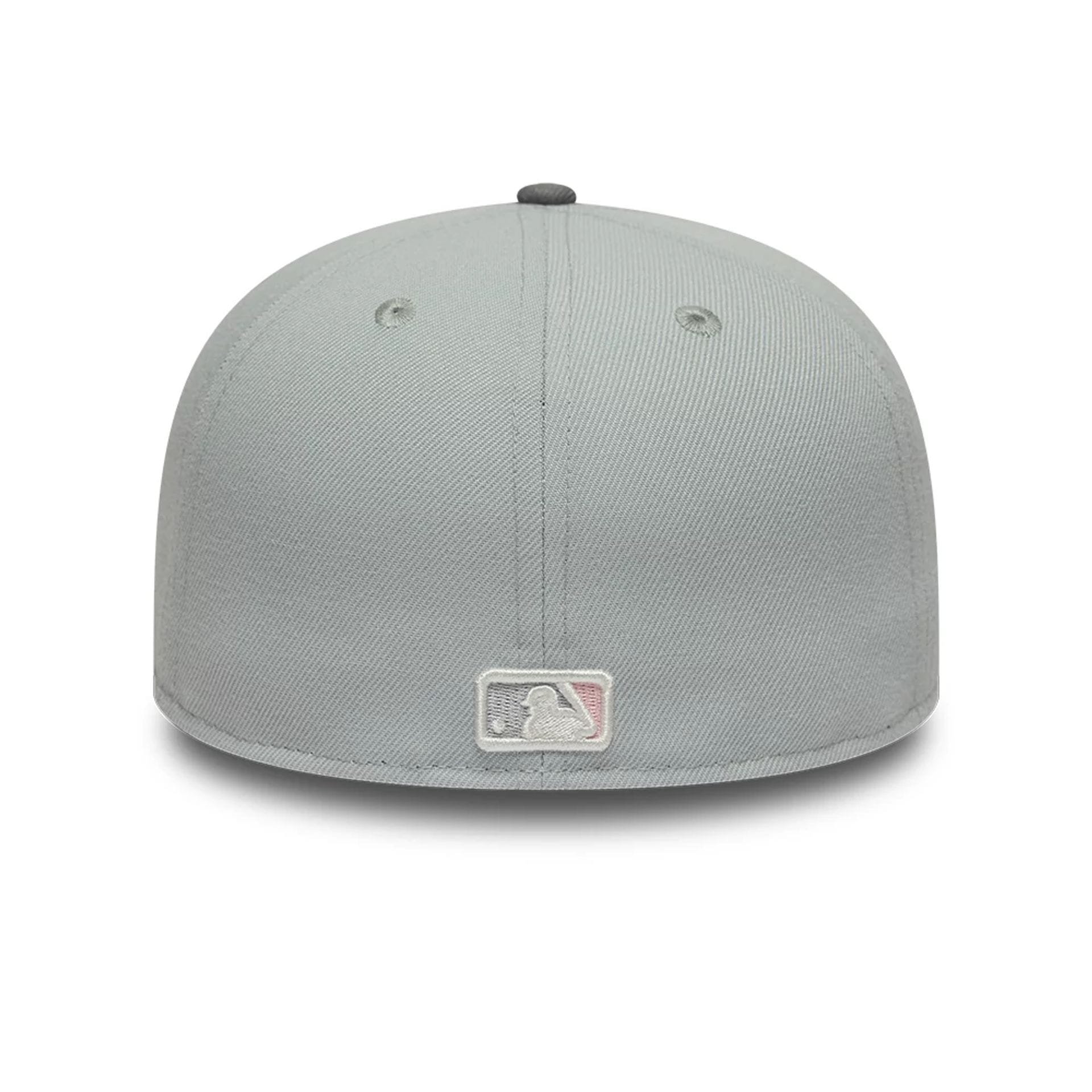 Pictured is this MLB Sakura Nagashi Athletics 59FIFTY Fitted cap in grey. 7