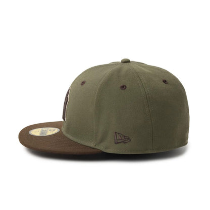 Pictured is this MLB Camo New York Yankees 59FIFTY Fitted cap in green. 6