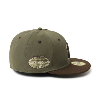 Pictured is this MLB Camo New York Yankees 59FIFTY Fitted cap in green. 7