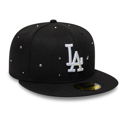 Pictured is this MLB Night Out LA Dodgers 59FIFTY Fitted cap in black. 3