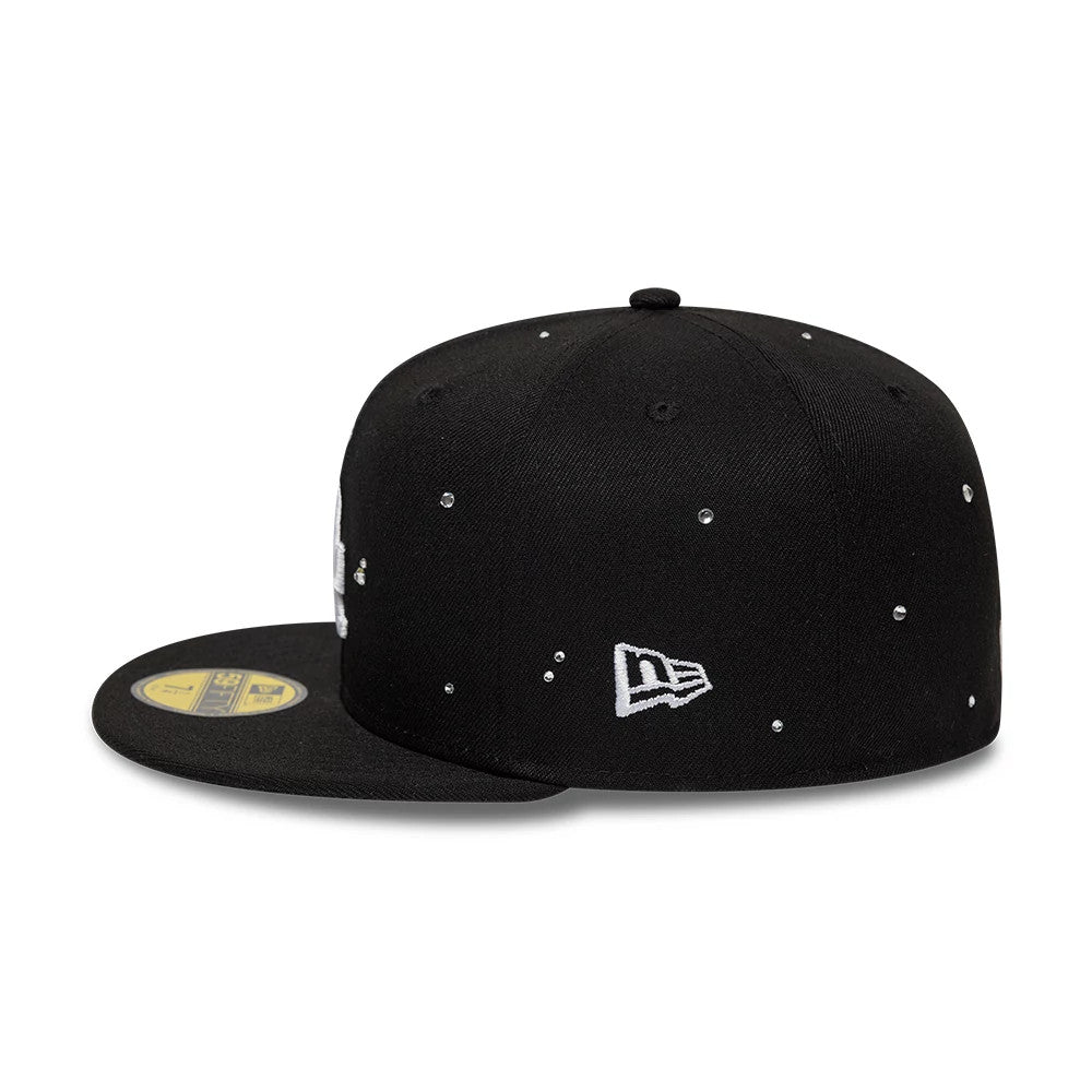 Pictured is this MLB Night Out LA Dodgers 59FIFTY Fitted cap in black. 6
