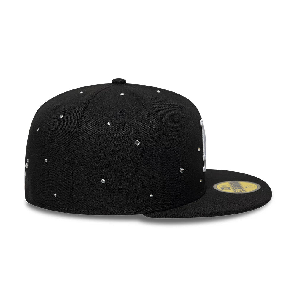 Pictured is this MLB Night Out LA Dodgers 59FIFTY Fitted cap in black. 7