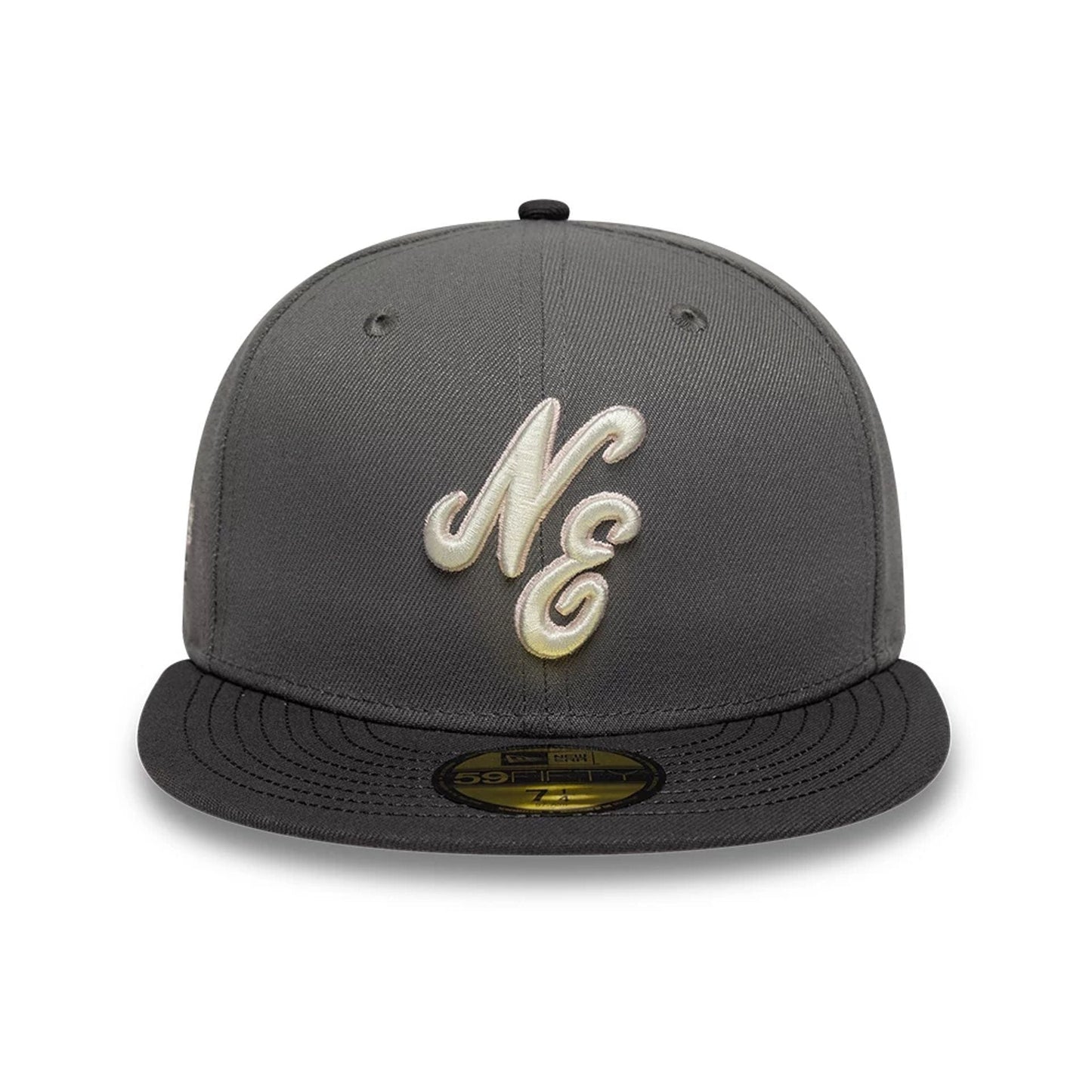 Pictured is this New Era Sakura Nagashi 59FIFTY Fitted cap in grey. 5