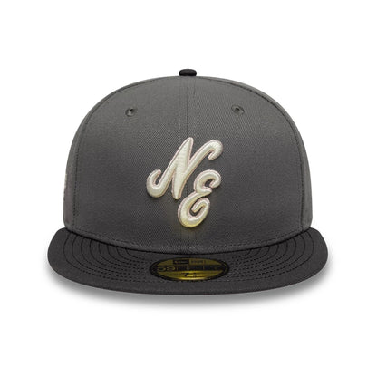 Pictured is this New Era Sakura Nagashi 59FIFTY Fitted cap in grey. 5