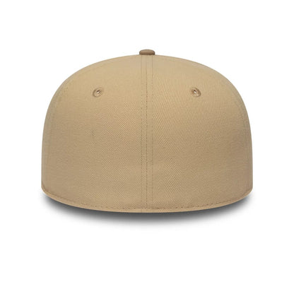 Pictured is this New Era Mocha Mousse 59FIFTY Fitted cap in light beige. 5