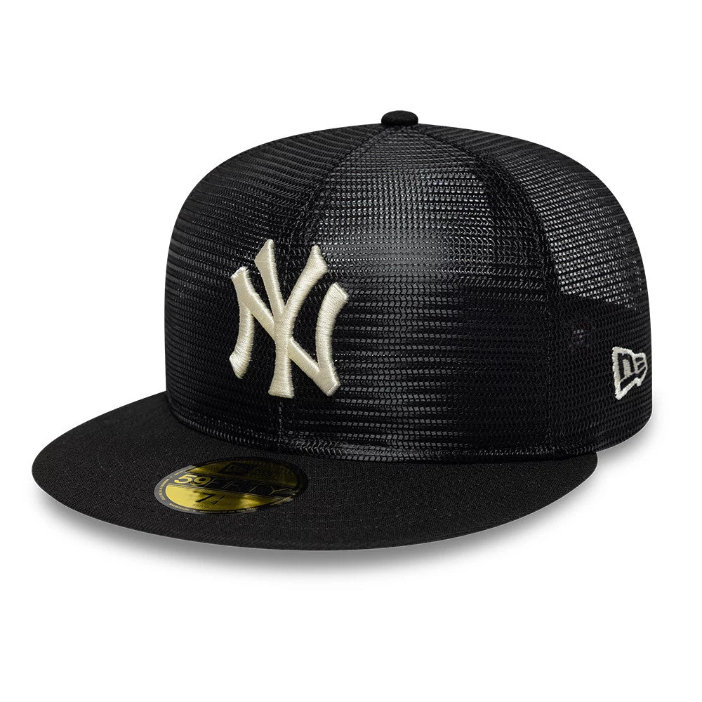MLB All Mesh New York Yankees Black 59FIFTY Fitted Cap | NEC EU