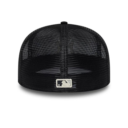 Pictured is this MLB All Mesh New York Yankees 59FIFTY Fitted cap in black. 5