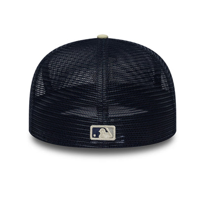 Pictured is this MLB All Mesh LA Dodgers 59FIFTY Fitted cap in navy. 5