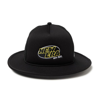 Pictured is this New Era Fitted Bucket hat in black. 2