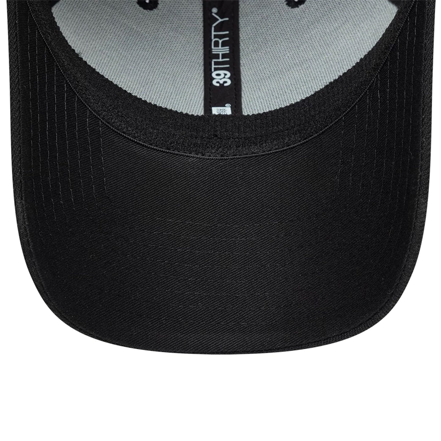 Pictured is this New Era Big Script 39THIRTY Stretch Fit cap in black. 7