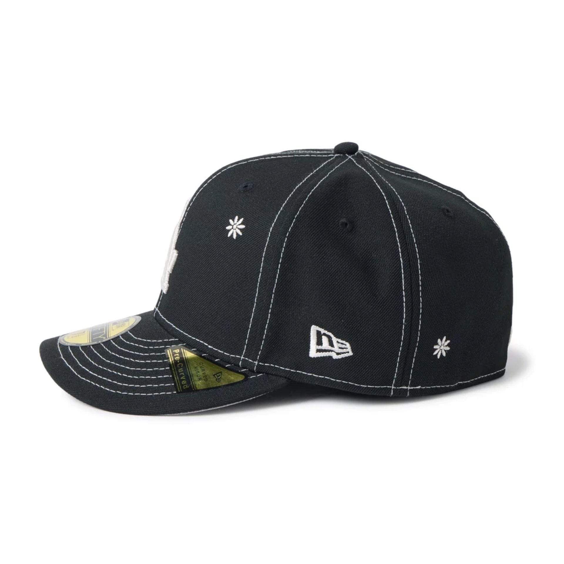 MLB Floral LA Dodgers Black 59FIFTY Fitted Cap | NEC EU