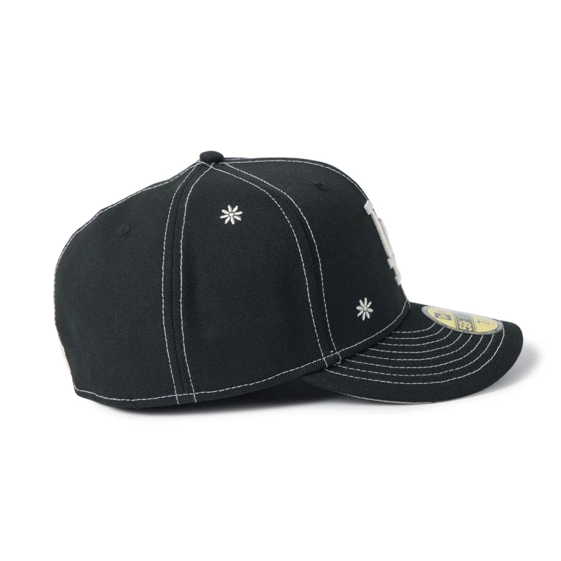 MLB Floral LA Dodgers Black 59FIFTY Fitted Cap | NEC EU