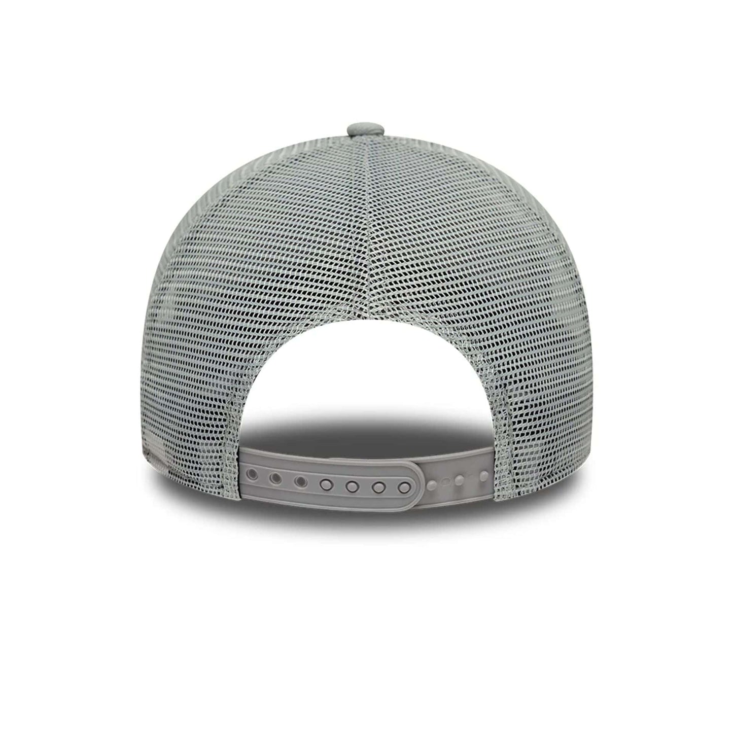 Pictured is this New Era Wall Art Bubble 9FORTY A-Frame Trucker cap in Light Grey. 4