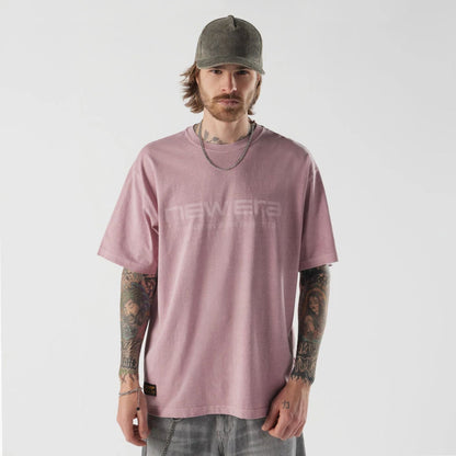 The model is wearing this New Era Originators T-Shirt in pink. 1