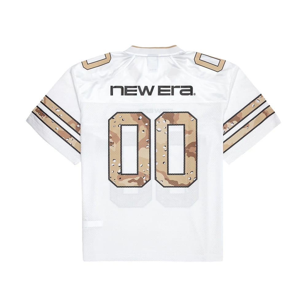 The model is wearing this New Era 1920 Mesh Jersey in white. 6