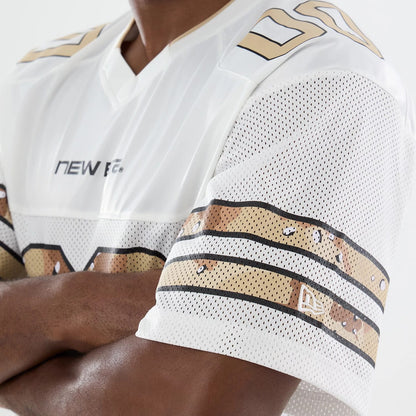The model is wearing this New Era 1920 Mesh Jersey in white. 3