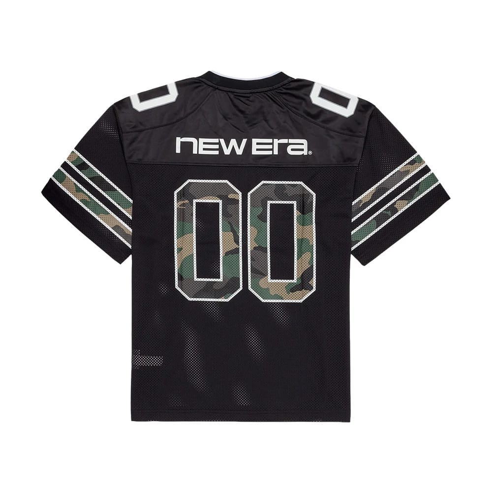 The model is wearing this New Era 1920 Mesh Jersey in black. 6