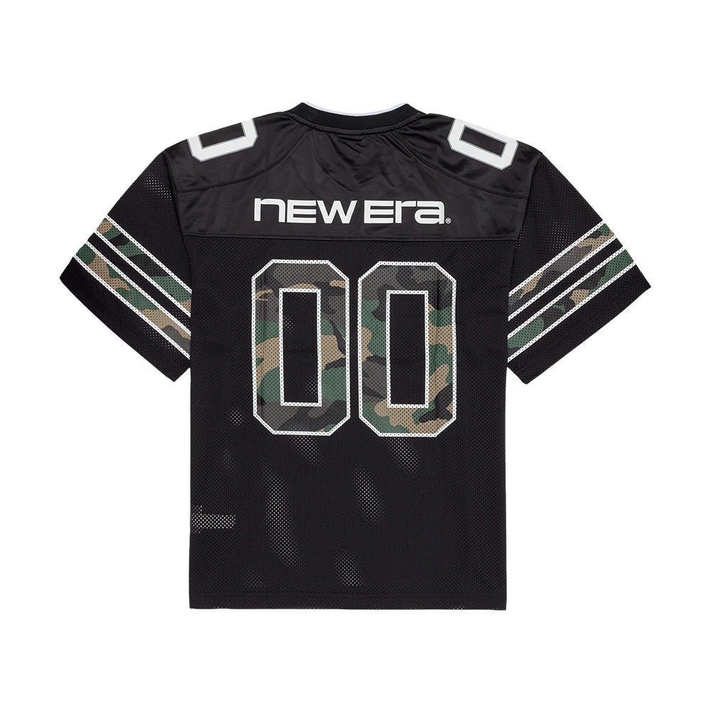 The model is wearing this New Era 1920 Mesh Jersey in black. 6