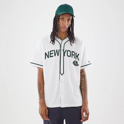 The model is wearing this New Era New York Jersey in white. 1
