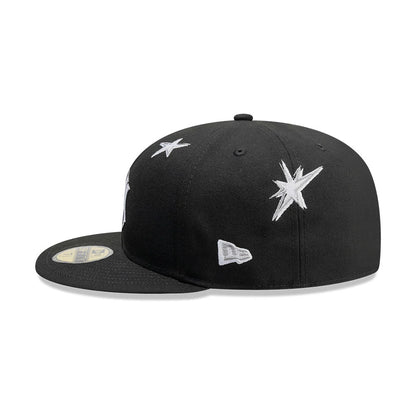 Pictured is this MLB Punkcore New York Yankees 59FIFTY Fitted cap in black. 5