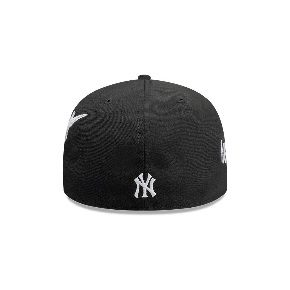 Pictured is this MLB Punkcore New York Yankees 59FIFTY Fitted cap in black. 6