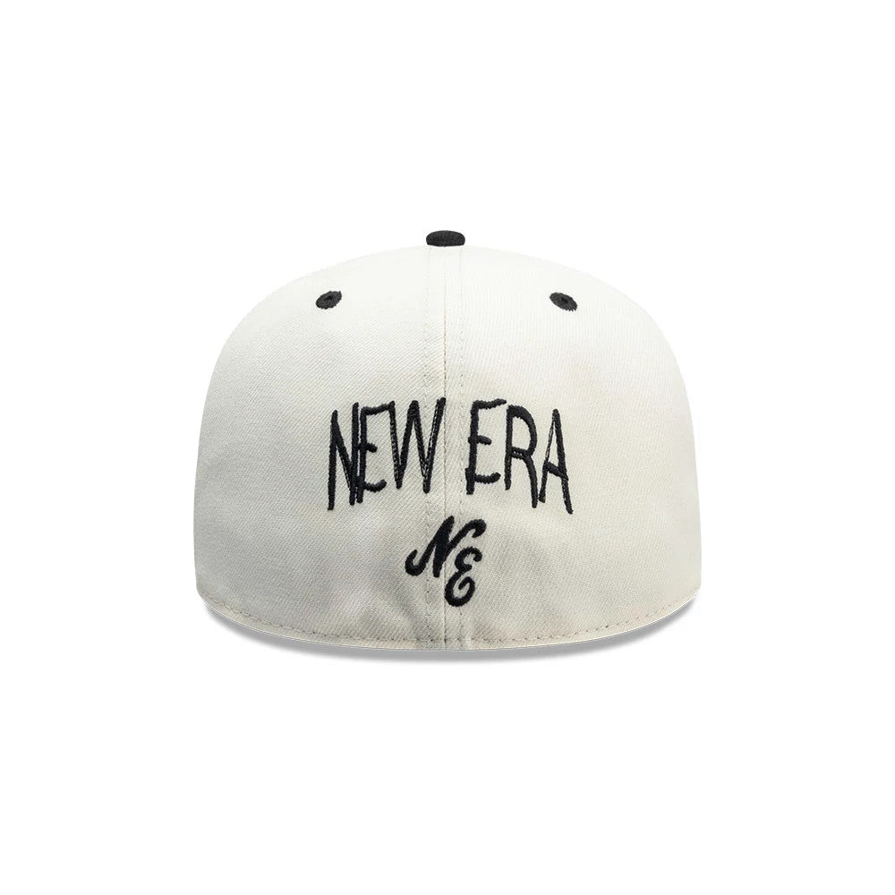 Pictured is this New Era Punkcore 59FIFTY Fitted cap in white & black. 4