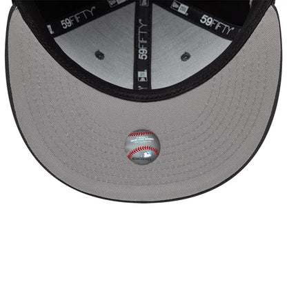 Pictured is this MLB Reflective Chicago White Sox 59FIFTY Fitted cap in black. 4