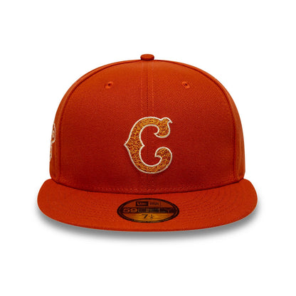 Pictured is this MLB Pack Chicago Cubs 59FIFTY Fitted cap in dark orange. 3