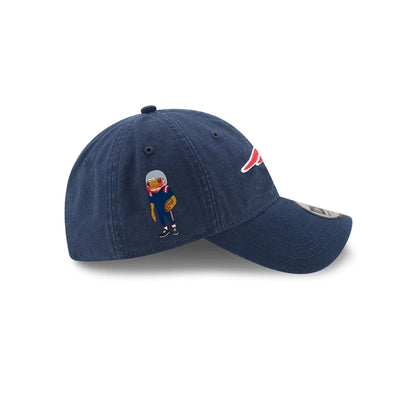 Pictured is this NFL X Bad Bunny New England Patriots Casual Classic cap in navy. 4