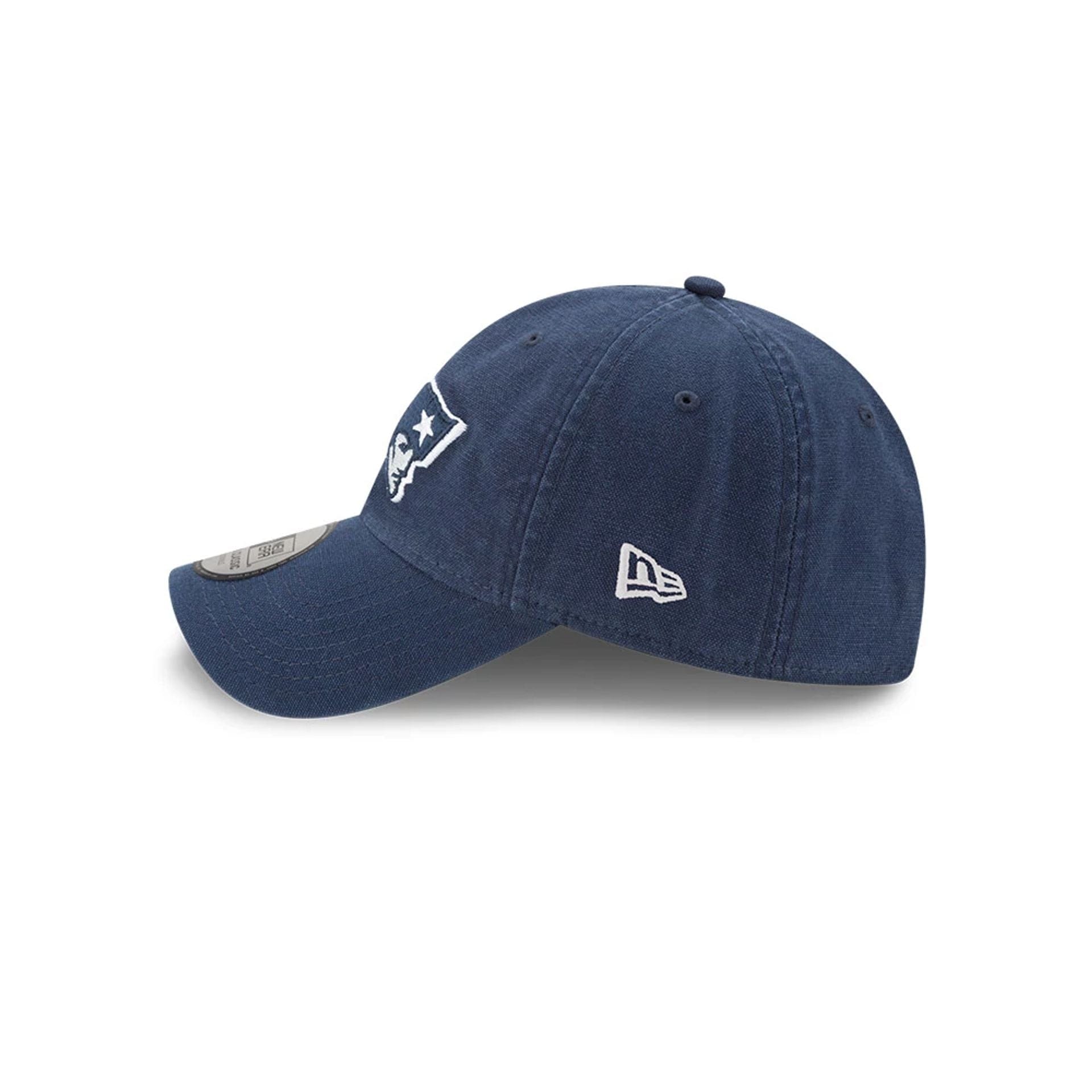 Pictured is this NFL X Bad Bunny New England Patriots Casual Classic cap in navy. 6