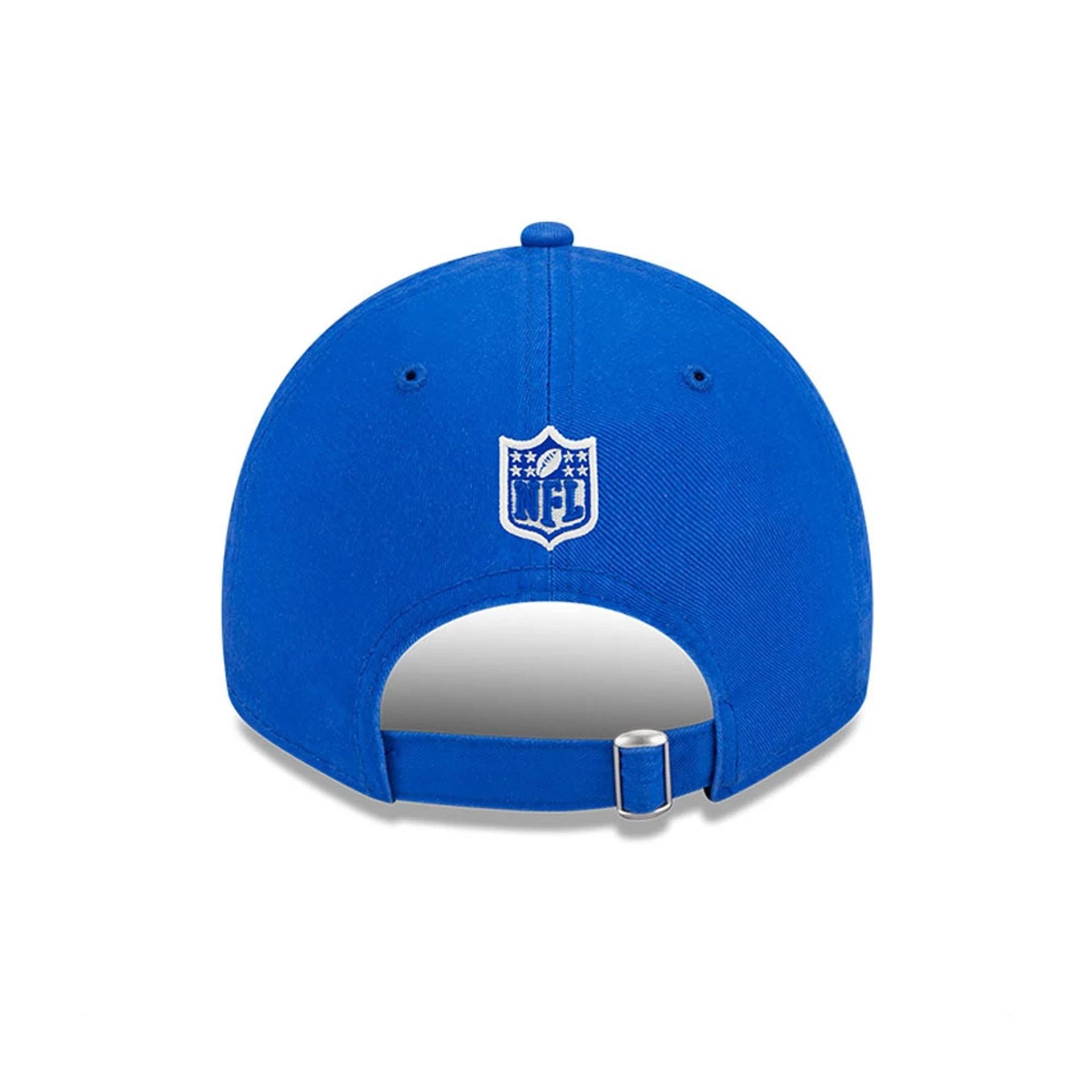 Pictured is this NFL X Bad Bunny LA Rams Casual Classic cap in bright blue. 5