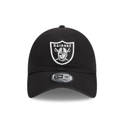 Pictured is this NFL X Bad Bunny Las Vegas Raiders Casual Classic cap in black. 2