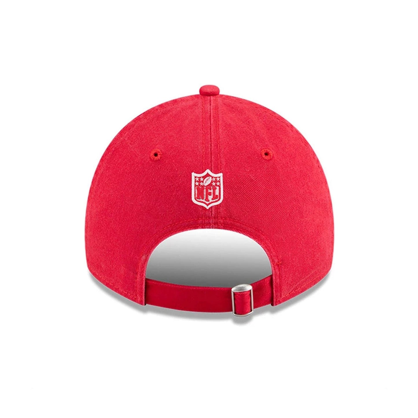 Pictured is this NFL X Bad Bunny Kansas City Chiefs Casual Classic cap in red. 5