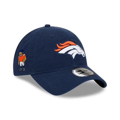 Pictured is this NFL X Bad Bunny Denver Broncos Casual Classic cap in navy. 1