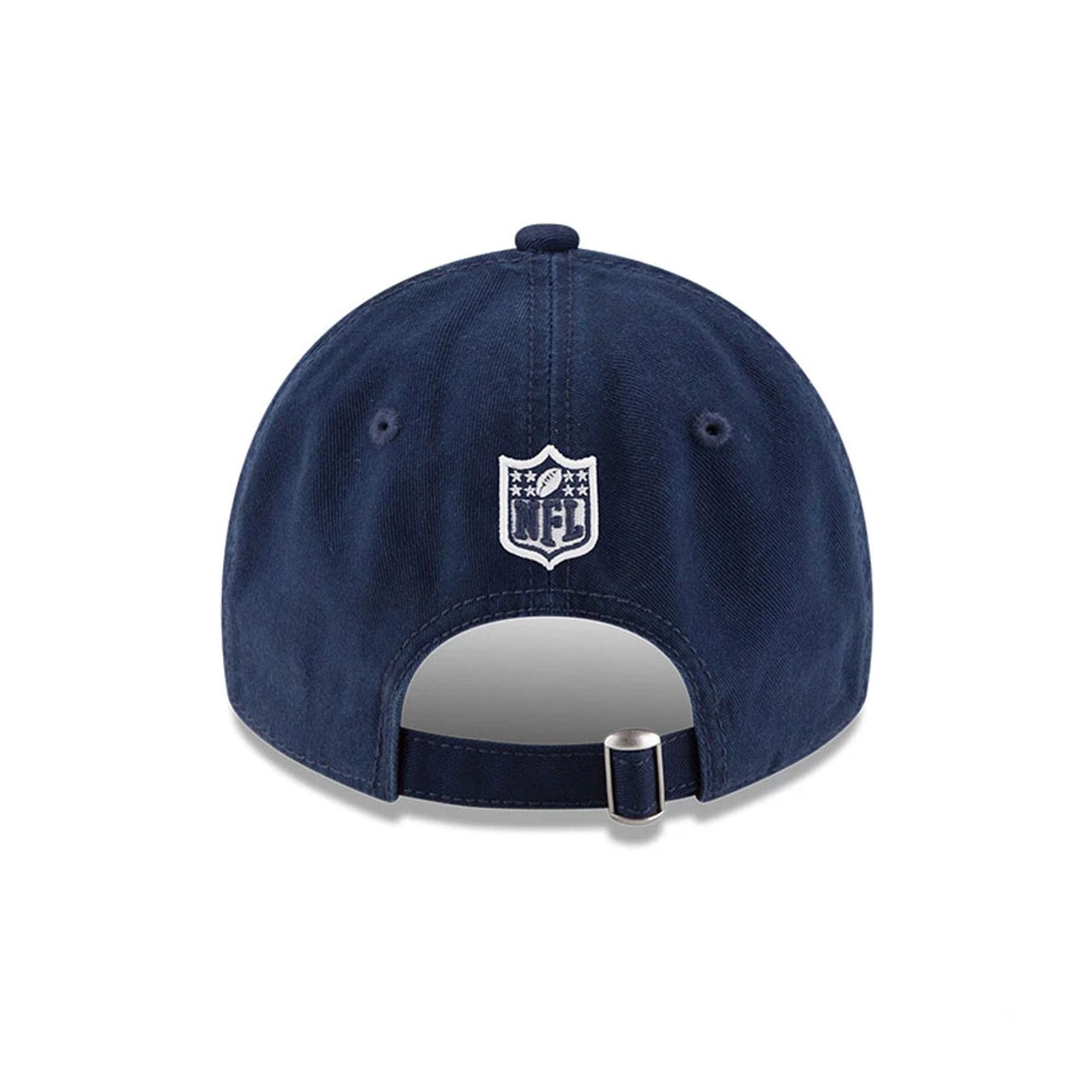 Pictured is this NFL X Bad Bunny Denver Broncos Casual Classic cap in navy. 5