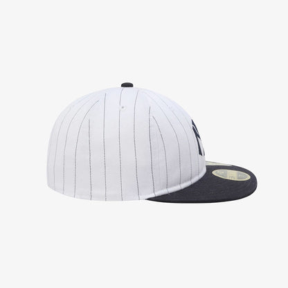 Pictured is this MLB 59FIFTY Day New York Yankees Retro Crown 59FIFTY Fitted cap in white. 5