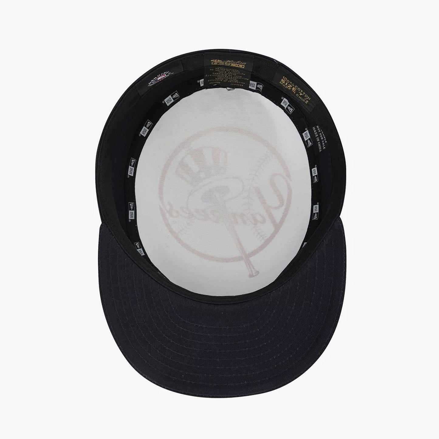 Pictured is this MLB 59FIFTY Day New York Yankees Pillbox cap in navy. 6