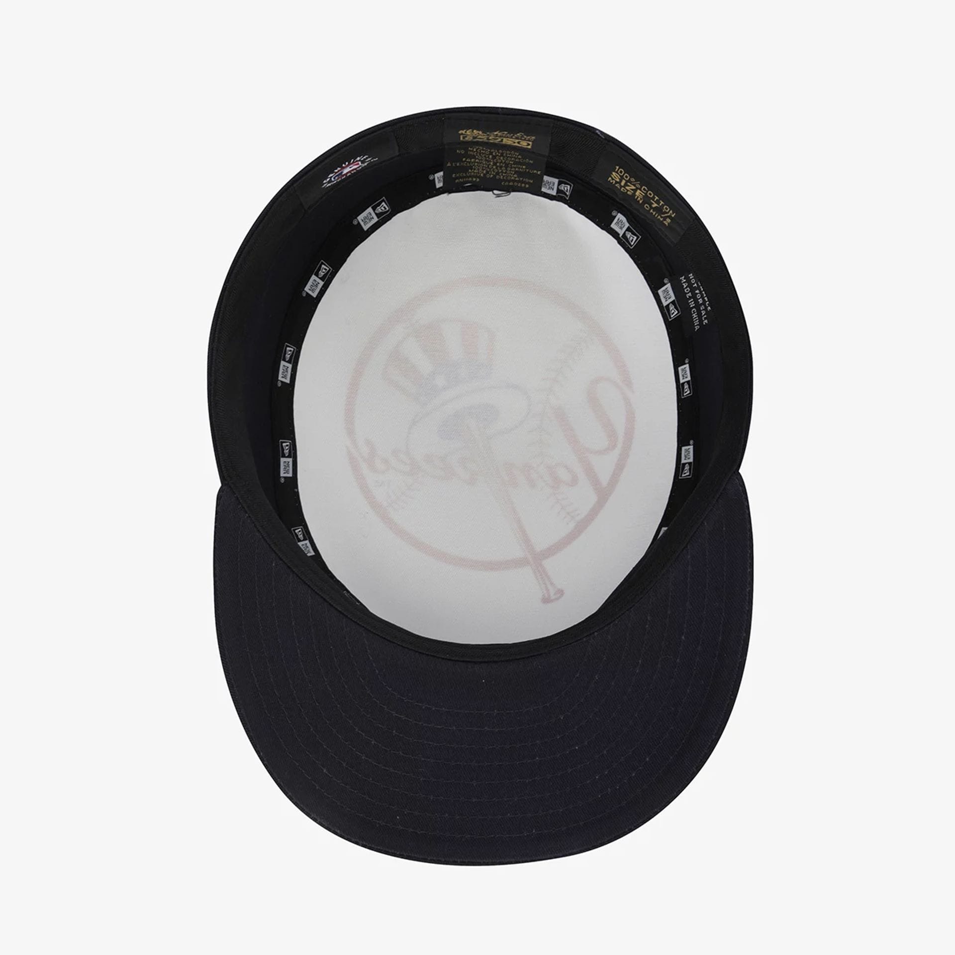 Pictured is this MLB 59FIFTY Day New York Yankees Pillbox cap in navy. 6