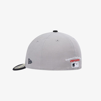 Pictured is this MLB 59FIFTY Day New York Yankees Low Profile 59FIFTY Fitted cap in grey. 4